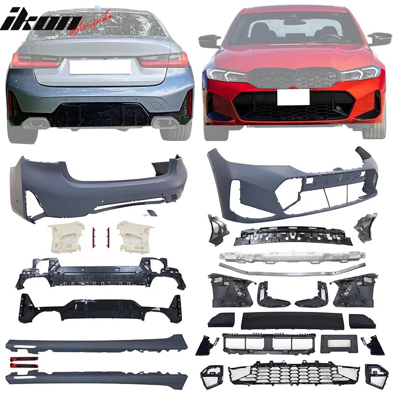 2023 BMW G20 3-Series LCI M340i Front Rear Bumper  Side Skirt w/ Light