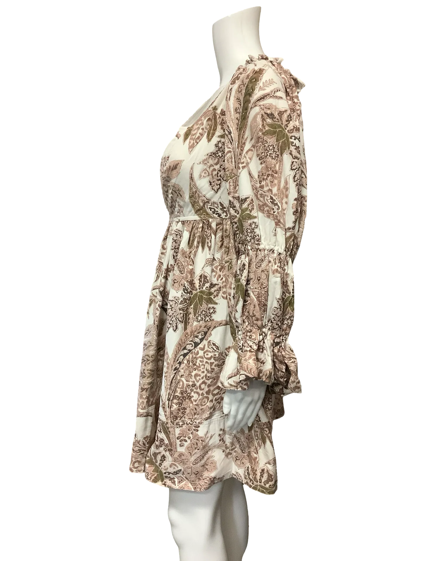 Anthropologie Pilcro Dress Mini Length Courderoy Print Size: XL