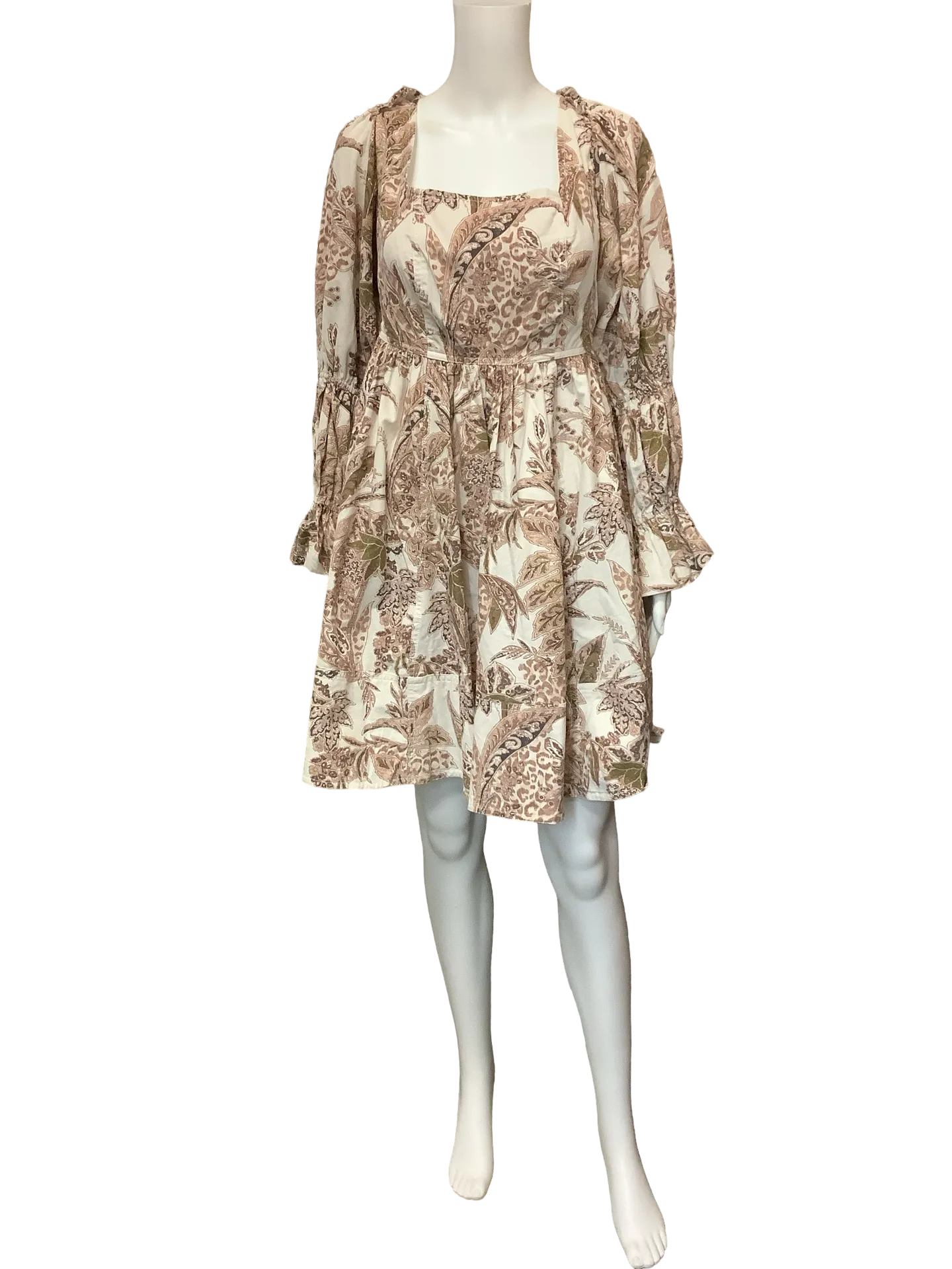 Anthropologie Pilcro Dress Mini Length Courderoy Print Size: XL
