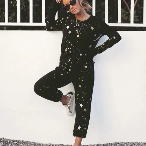 Autumn Winter Women Suit Sets Two-pieces Suit Set
