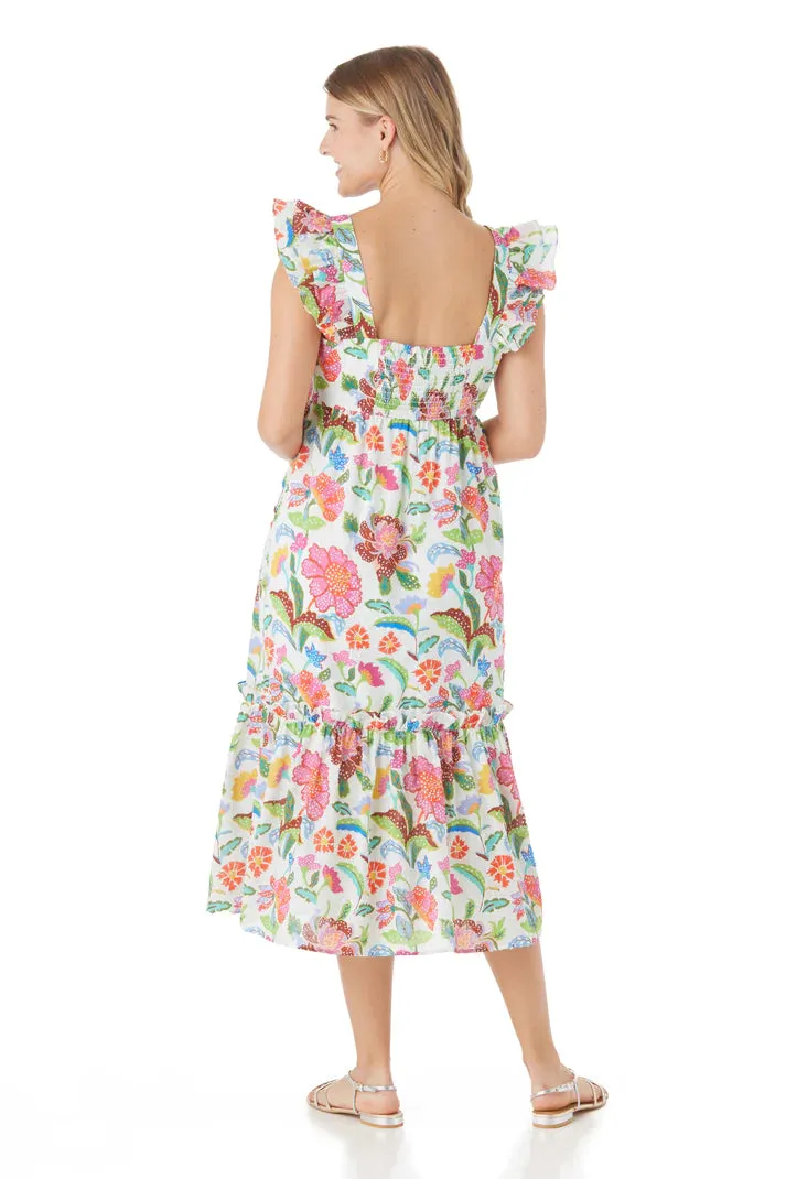Botanical White Bryce Dress