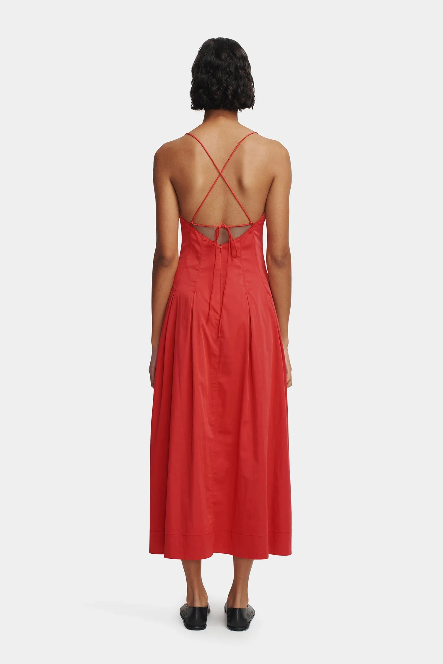Carlotta Midi Dress Samba Red