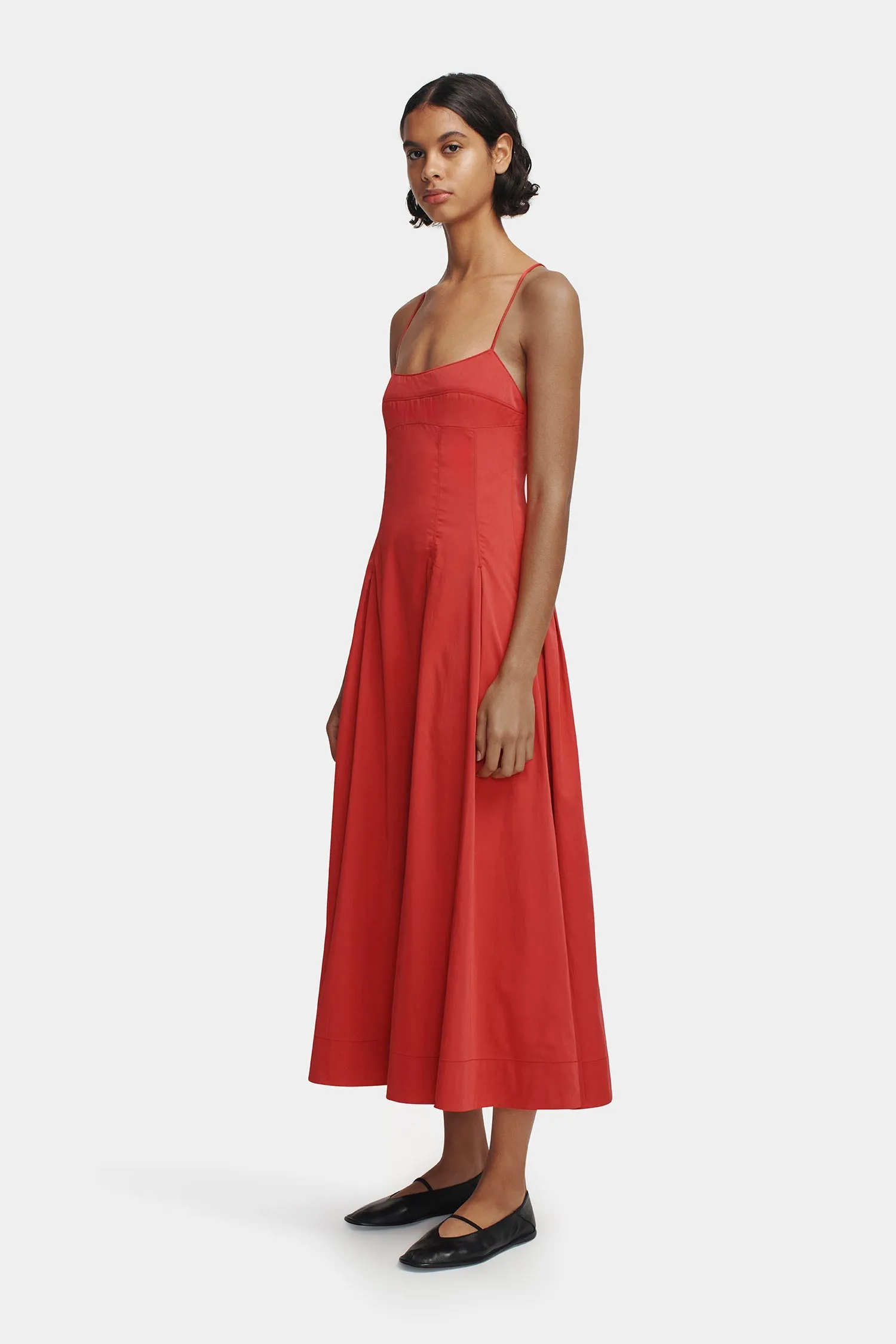 Carlotta Midi Dress Samba Red