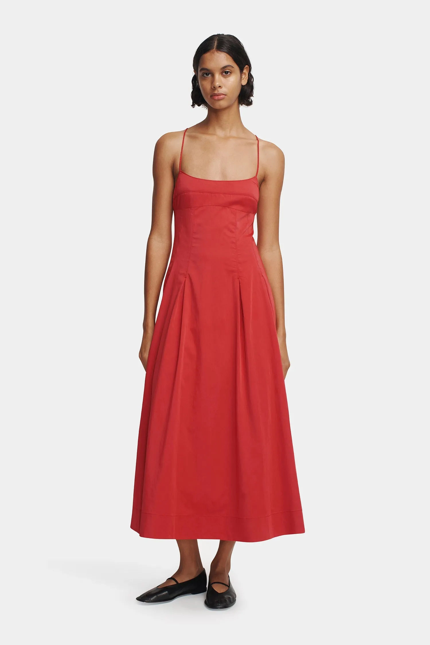 Carlotta Midi Dress Samba Red