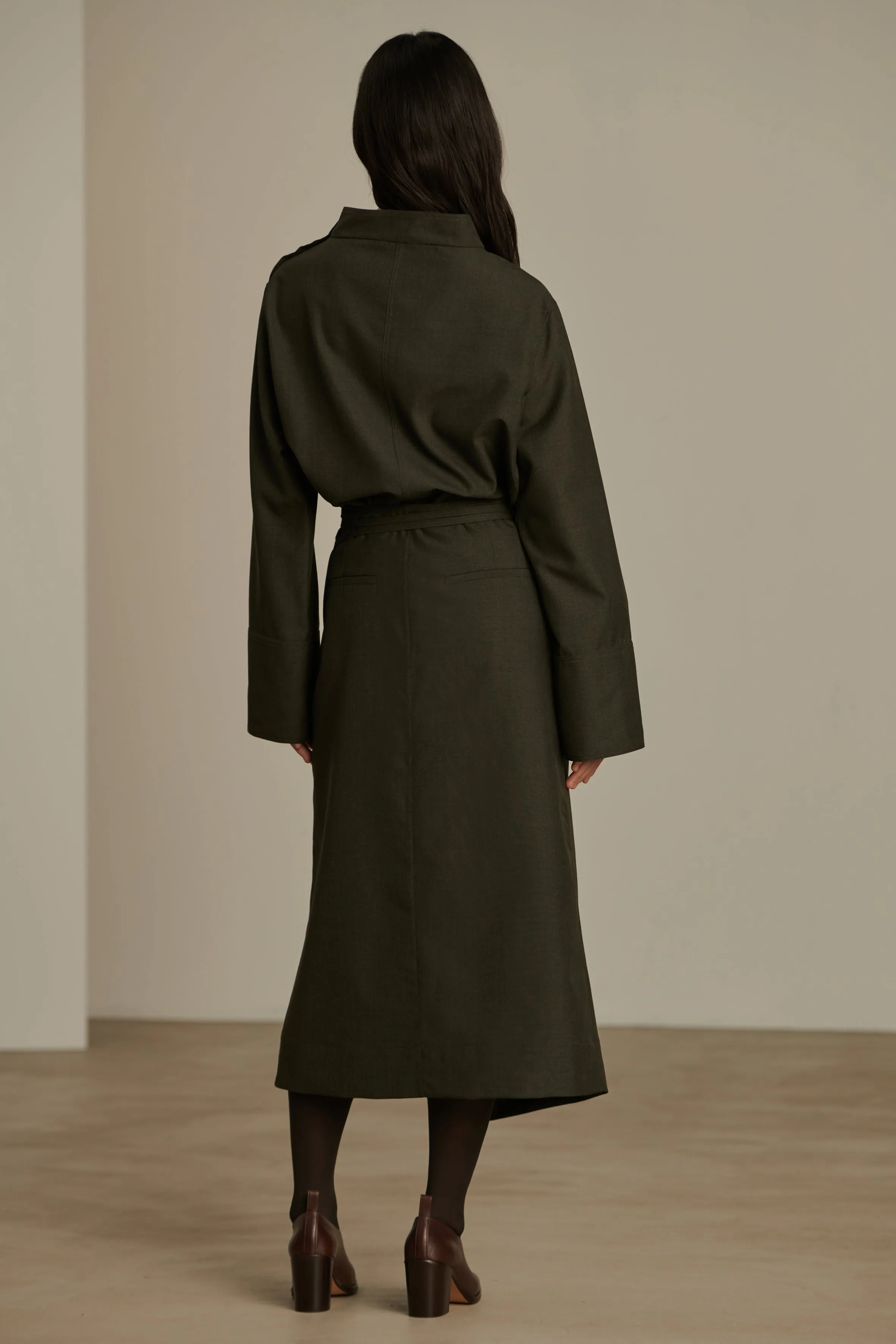 CONSTANCE KHAKI SKIRT