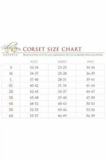 Daisy Corsets Lavish 3 PC Superhero Corset Dress Costume