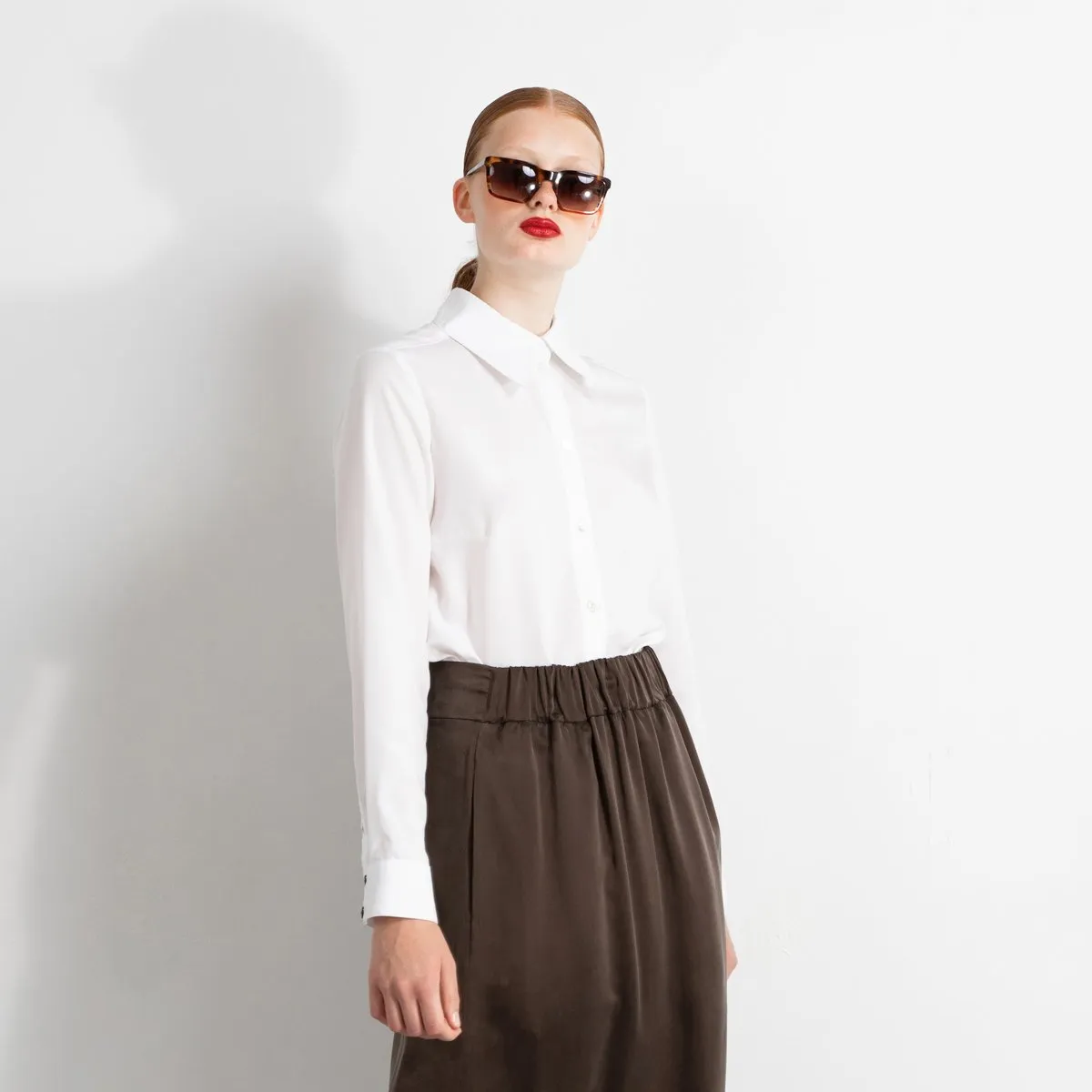 Essential Tencel Shirt White