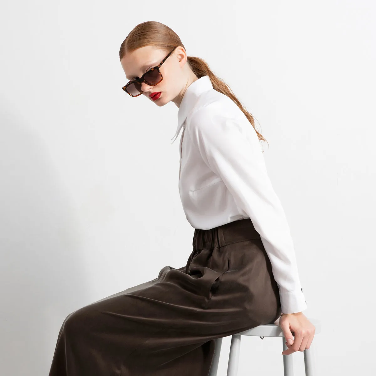 Essential Tencel Shirt White