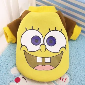 Happy Spongebob Squarepants Outfit Yellow Puppy Sweatshirt