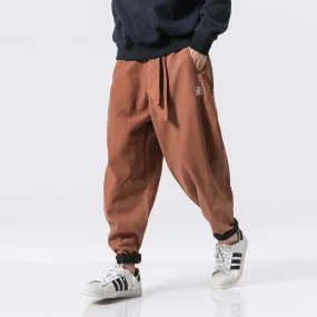 Harajuku Style Cotton/Linen Pants