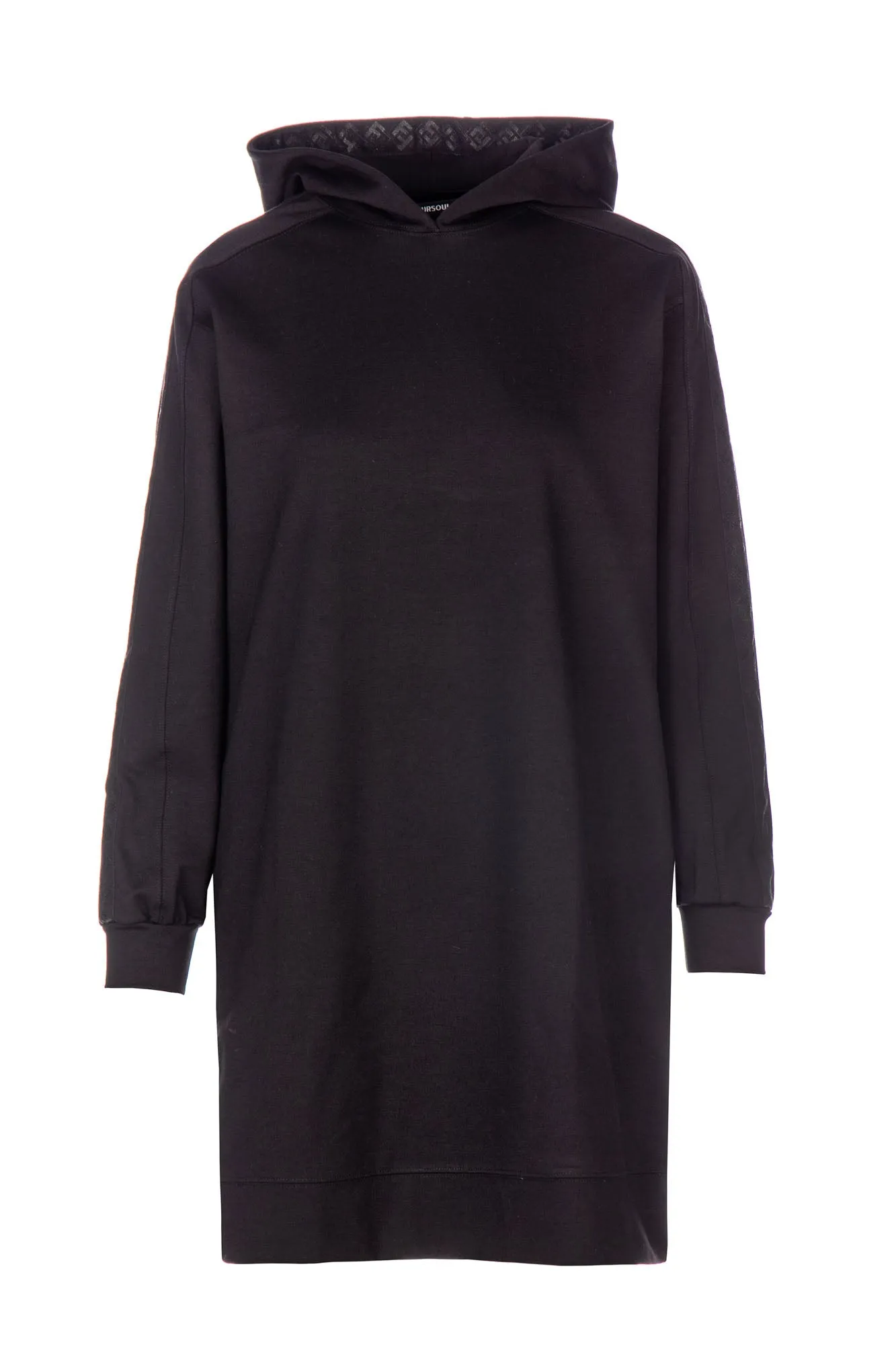 HOODED SWEATSHIRT DRESS
