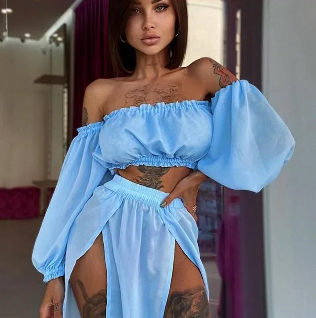 I Wave Goodbye Skirt Set