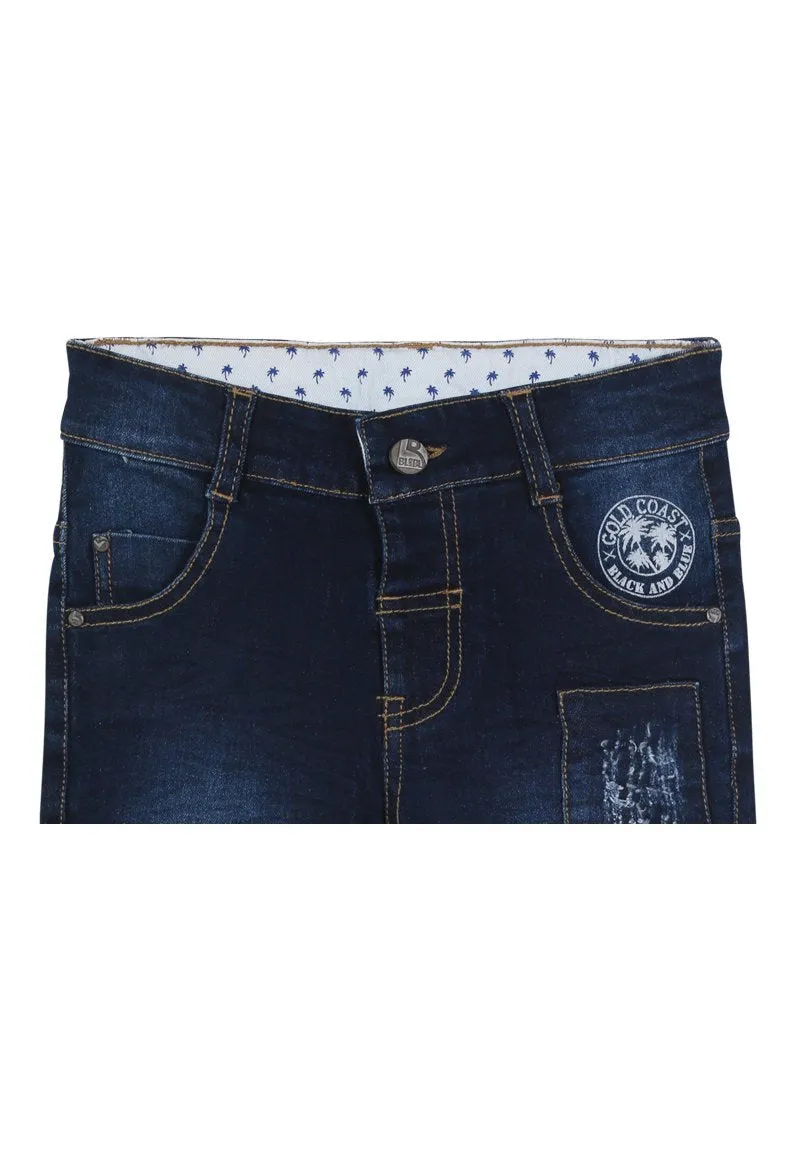Jeans Floater Jr. Bebé Denim azul Black and Blue