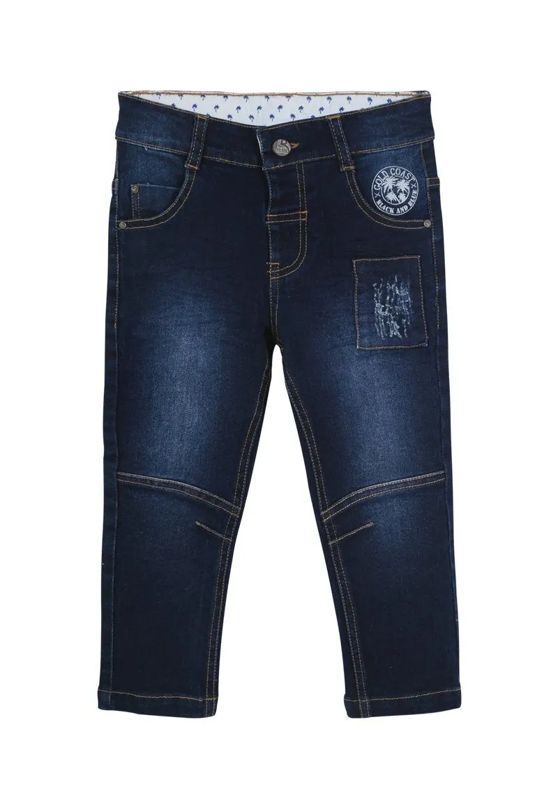 Jeans Floater Jr. Bebé Denim azul Black and Blue