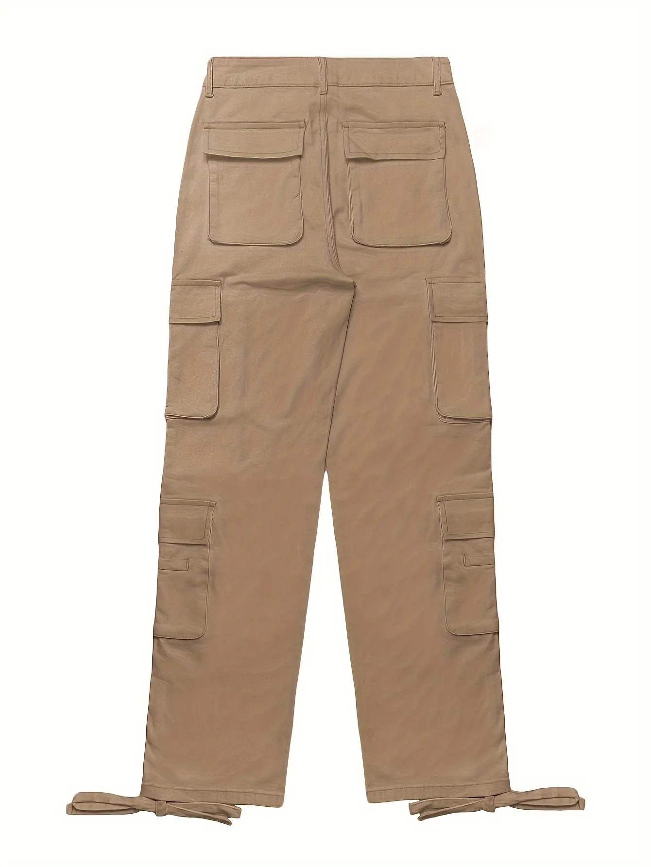 Spring Loose Fit Jeans with Side Flap Pockets