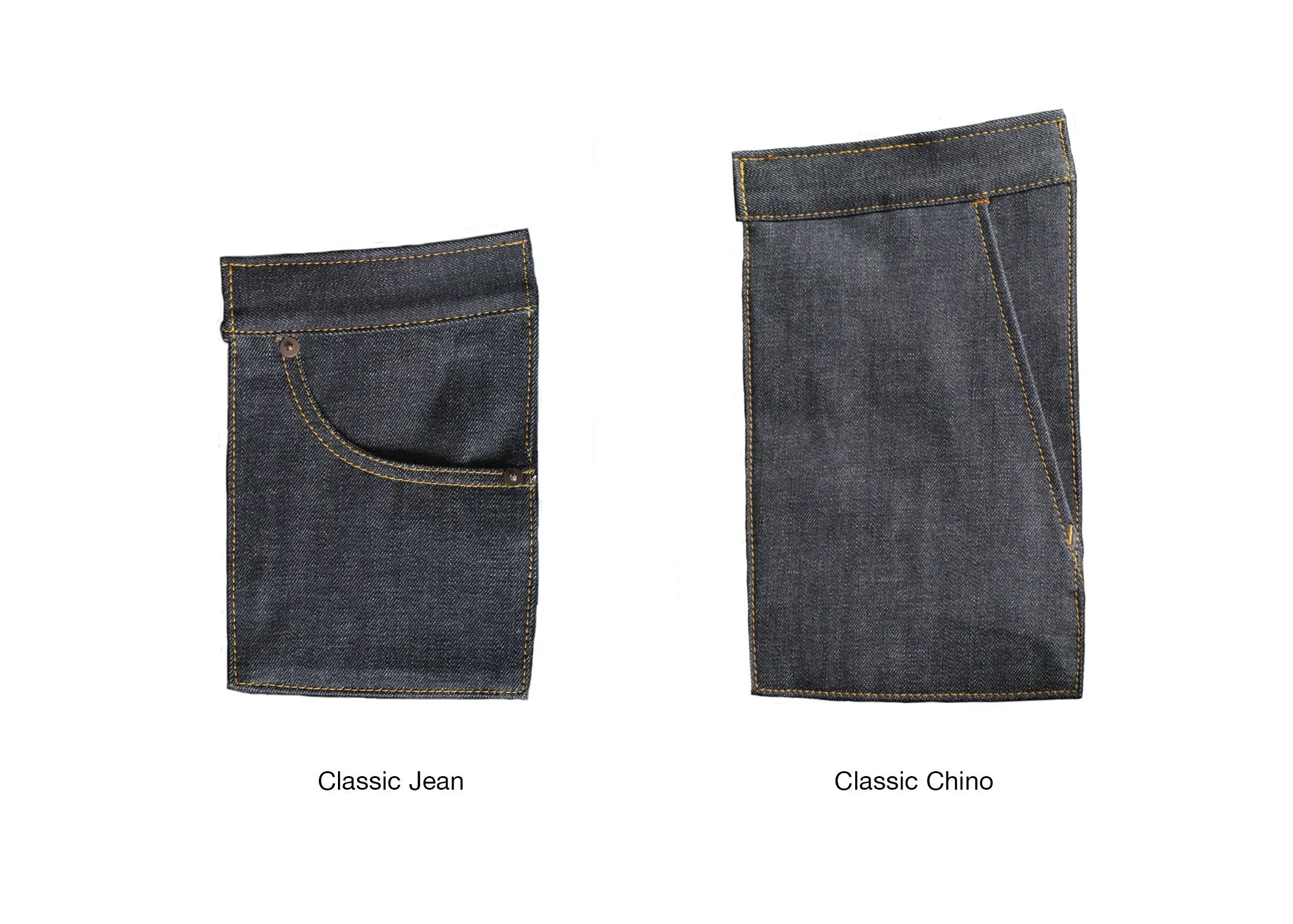 STRETCHY SELVEDGE DEEP INDIGO PINK ID