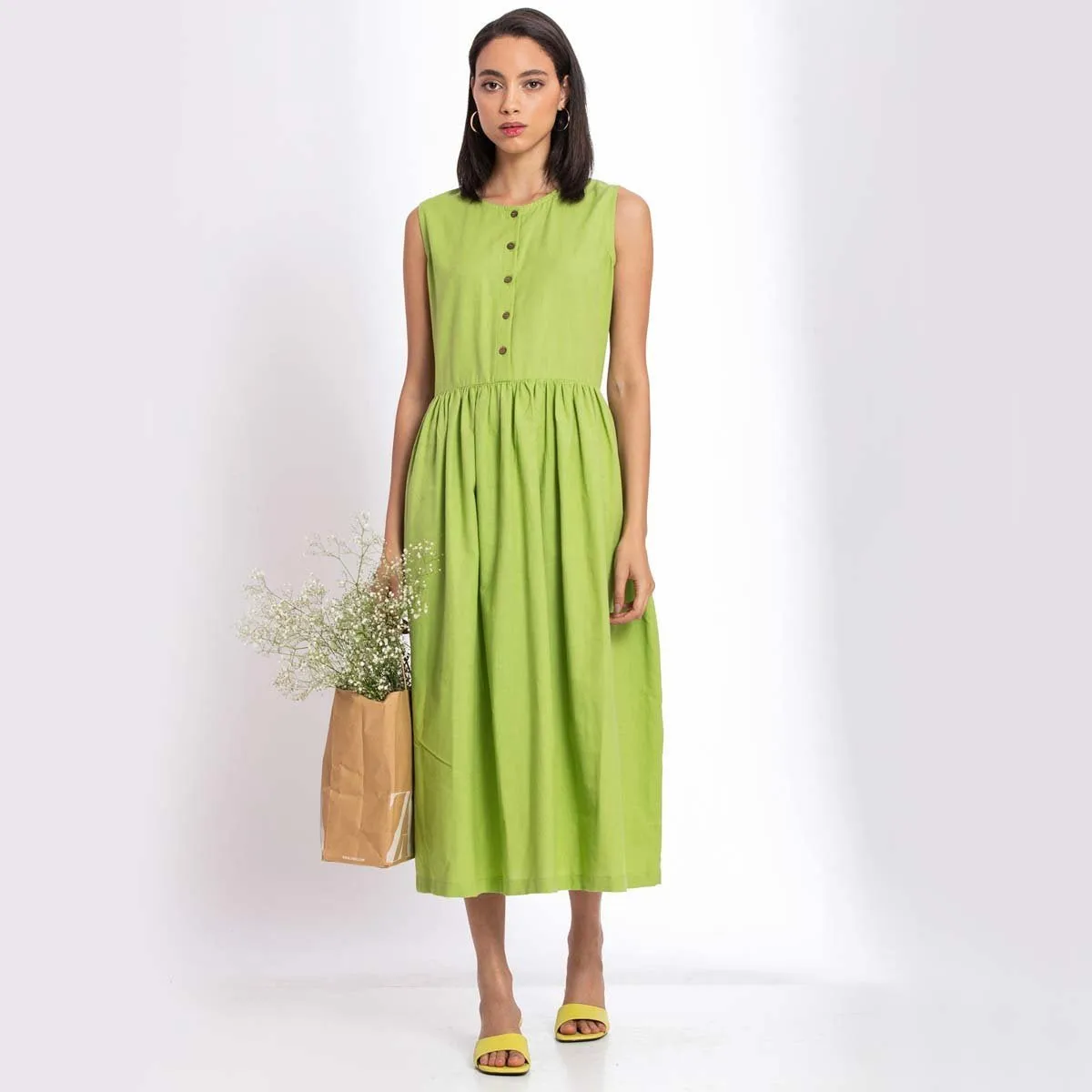 Summer Green Dress