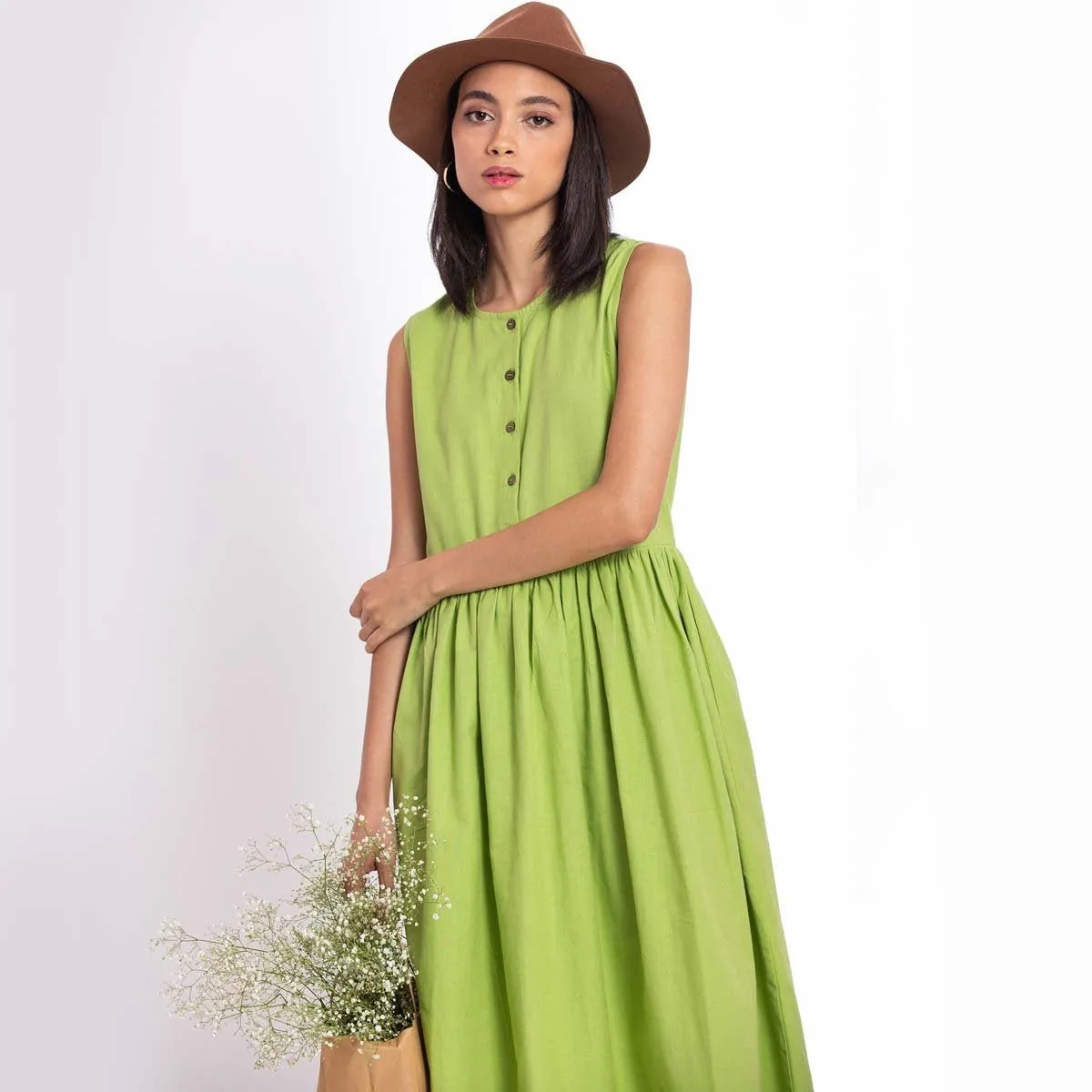 Summer Green Dress