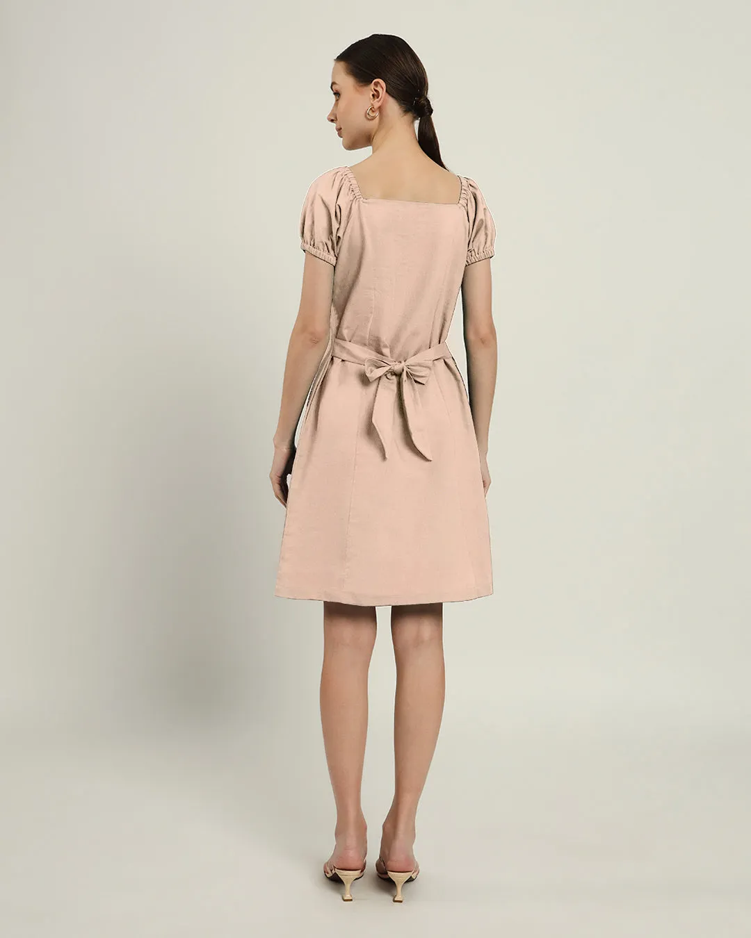 The Arar Daisy Bisque Linen Dress