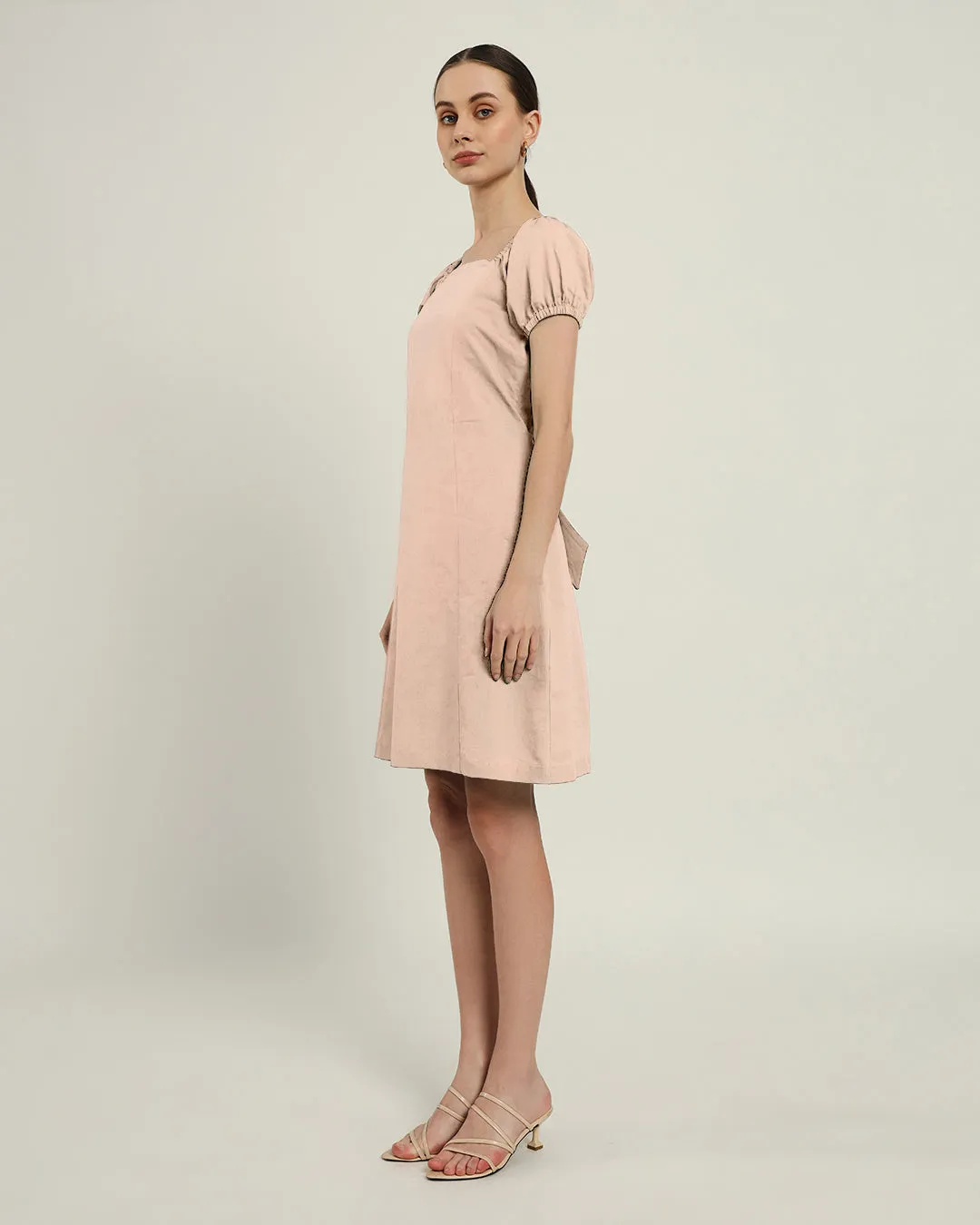 The Arar Daisy Bisque Linen Dress