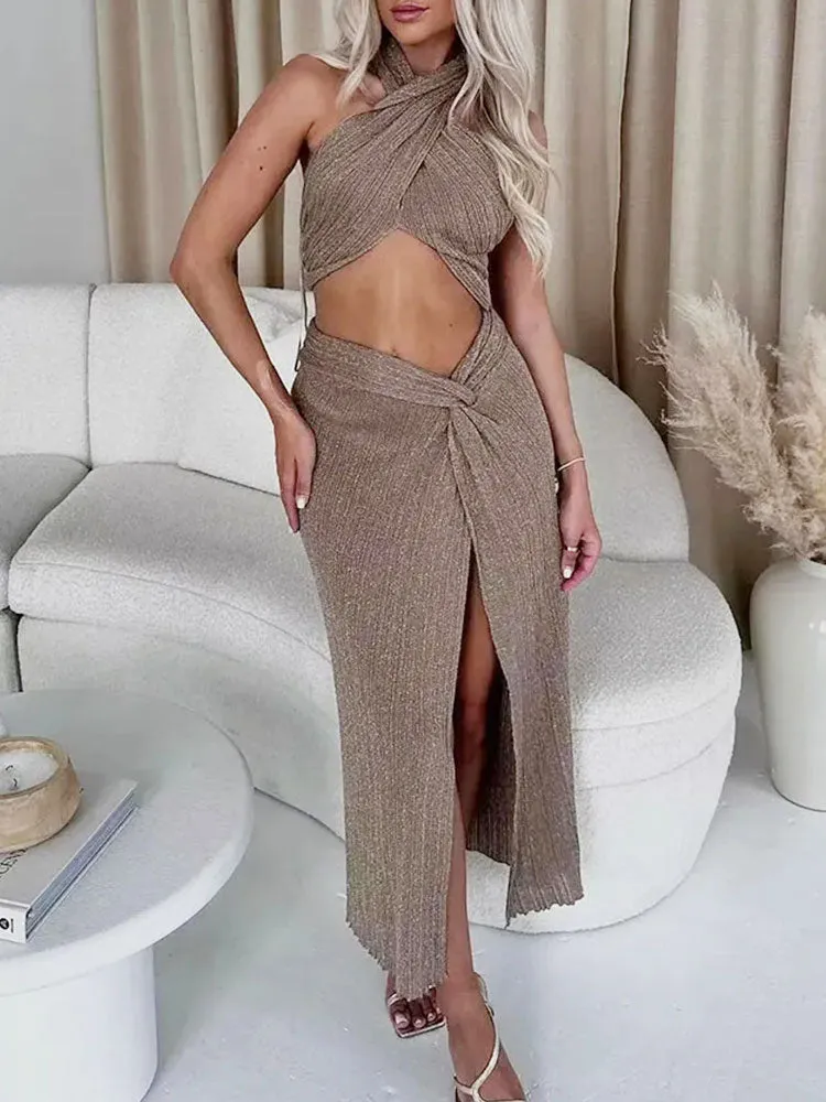 The Sun Light Up The Sky Skirt Set