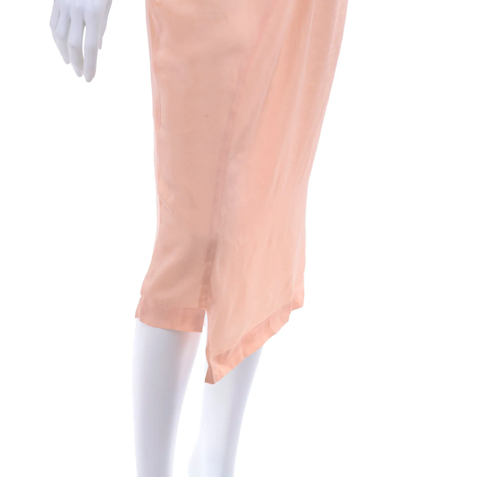 Vintage 1990s Comme Des Garçons Peach Skirt