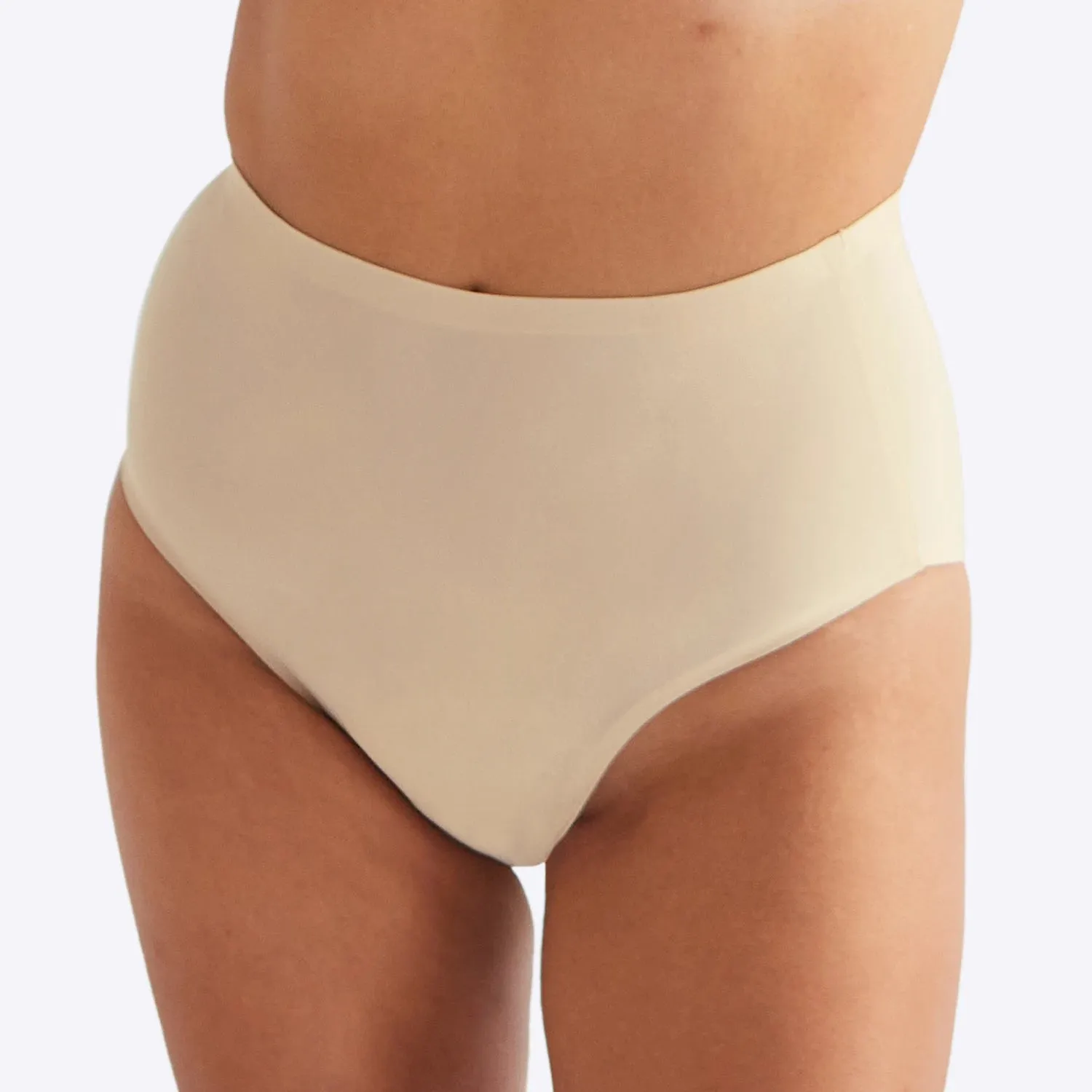WUKA Drytech™ Midi Brief - For Light Leaks - Light Nude